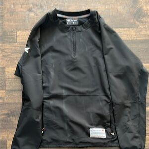 Black Quarter-Zip Pullover